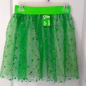 New St. Patrick's Day tulle skirt.